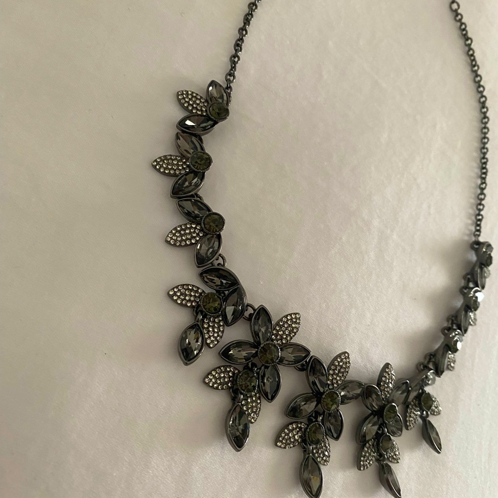 UK Gun Metal Statement Necklace